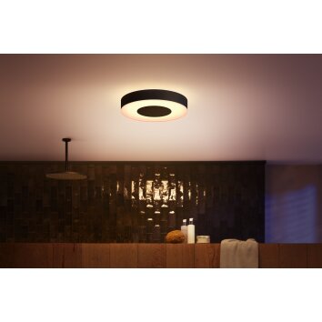 Philips Hue Xamento Plafondlamp LED Zwart, Wit, 1-licht, Kleurwisselaar
