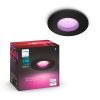 Philips Hue Xamento Inbouw verlichting LED Zwart, 1-licht, Kleurwisselaar