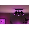 Philips Hue Fugato Plafondlamp LED Zwart, 3-lichts, Kleurwisselaar