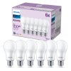Philips Klassiek Set van 6 LED E27 13 Watt 4000 Kelvin 1521 Lumen