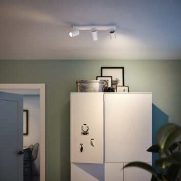Philips myLiving Kosipo Plafondlamp Wit, 3-lichts