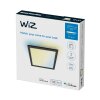 Philips WiZ Plafondpaneel LED Zwart, 1-licht
