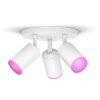 Philips Hue Fugato Plafondlamp LED Wit, 3-lichts, Kleurwisselaar