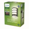 Philips Python Buiten muurverlichting LED Antraciet, 1-licht, Bewegingsmelder