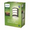 Philips Python Buiten muurverlichting LED Antraciet, 1-licht, Bewegingsmelder