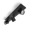Philips myLiving Runner Plafondlamp Zwart, 3-lichts
