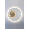 Holländer LUNA Muurlamp LED Goud, Wit, 2-lichts