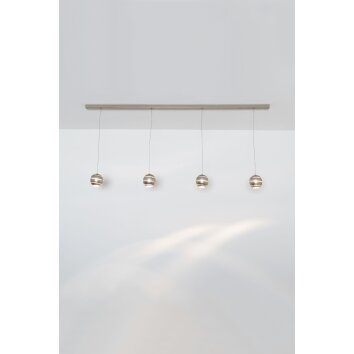 Holländer SUOPARE Hanglamp Zilver, 4-lichts