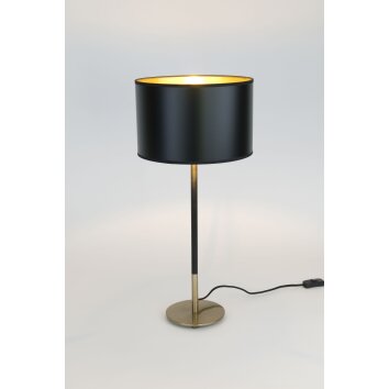 Holländer ENZIO Tafellamp Goud, Zwart, 1-licht
