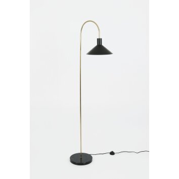 Holländer OKTAVIA Staande lamp Goud, Zwart, 1-licht