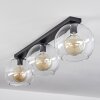 Koyoto  Plafondlamp Glas 25 cm Duidelijk, 3-lichts