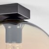 Koyoto  Plafondlamp Glas 25 cm Amber, 3-lichts