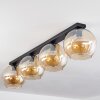 Koyoto  Plafondlamp Glas 25 cm Amber, 4-lichts
