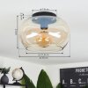Molloy Plafondlamp Amber, 1-licht