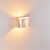 Rapar Muurlamp Chroom, Zilver, 1-licht