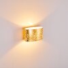 Rapar Muurlamp Chroom, Goud, 1-licht