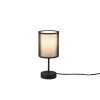 Trio Burton Tafellamp Zwart, 1-licht
