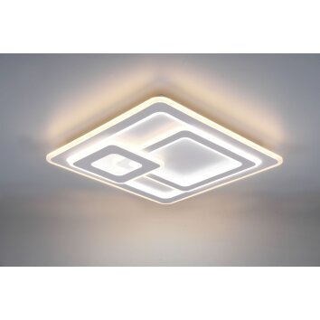 Trio Mita Plafondlamp LED Wit, 1-licht, Afstandsbediening