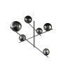 Trio Pure Hanglamp Antraciet, 6-lichts