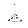 Trio Pure Hanglamp Antraciet, 6-lichts