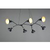 Trio Roxie Hanglamp Messing, Zwart, 7-lichts