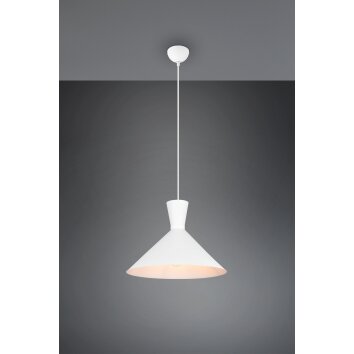 Reality Enzo Hanglamp Wit, 1-licht