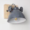 Svanfolk Muurlamp Blauw, Bruin, Grijs, Wit, 1-licht