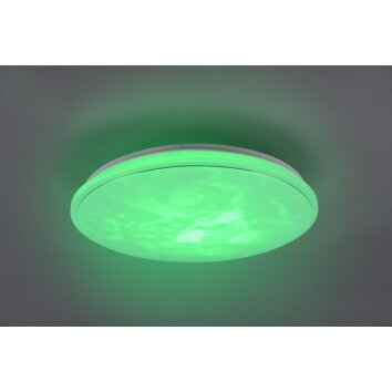 Reality TILION Plafondlamp LED Wit, 2-lichts, Afstandsbediening, Kleurwisselaar