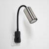 Javel Stopcontact lamp Zwart, 1-licht