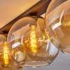 Koyoto  Plafondlamp Glas 30 cm Amber, 3-lichts