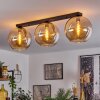 Koyoto  Plafondlamp Glas 30 cm Amber, 3-lichts