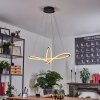 Zibreira Hanglamp LED Zwart, 1-licht, Afstandsbediening
