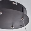 Zibreira Hanglamp LED Zwart, 1-licht, Afstandsbediening