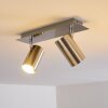 Zuoz Plafondlamp Nikkel mat, 2-lichts