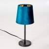 Frandina Tafellamp Blauw, Goud, 1-licht