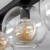 Koyoto  Plafondlamp Glas 20 cm Duidelijk, 3-lichts