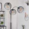 Mossay Staande lamp Zwart, 3-lichts
