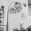Mossay Staande lamp Zwart, 3-lichts