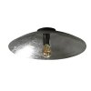Shield Plafondlamp Nikkel mat, Zwart, 1-licht