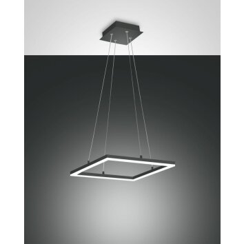 Fabas Luce Bard Hanglamp LED Antraciet, 1-licht