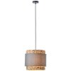 Brilliant Waterlilly Hanglamp Zwart, 1-licht