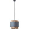 Brilliant Waterlilly Hanglamp Zwart, 1-licht
