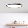 Brilliant Pederson Plafondlamp LED Zwart, Wit, 1-licht, Afstandsbediening