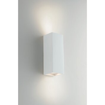 Luce Design Foster Muurlamp kan worden geverfd met in de handel verkrijgbare verven, Wit, 2-lichts