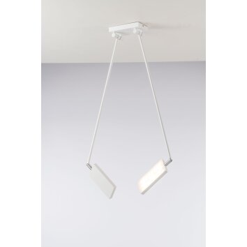 Luce Design Book Plafondlamp LED Wit, 2-lichts