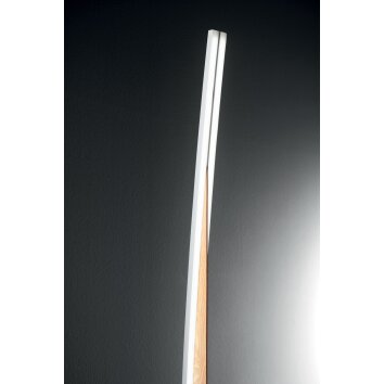 Fabas Luce Cordoba Staande lamp LED Natuurlijke kleuren, Wit, 1-licht