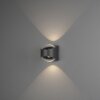 Konstsmide Bitonto Buiten muurverlichting LED Antraciet, 2-lichts