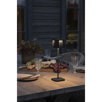 Konstsmide Nice Tafellamp voor buiten LED Zwart, 5-lichts