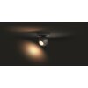 Philips Hue Buckram Plafondlamp LED Zwart, 1-licht, Afstandsbediening
