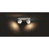 Philips Hue Buckram Plafondlamp LED Wit, 2-lichts, Afstandsbediening